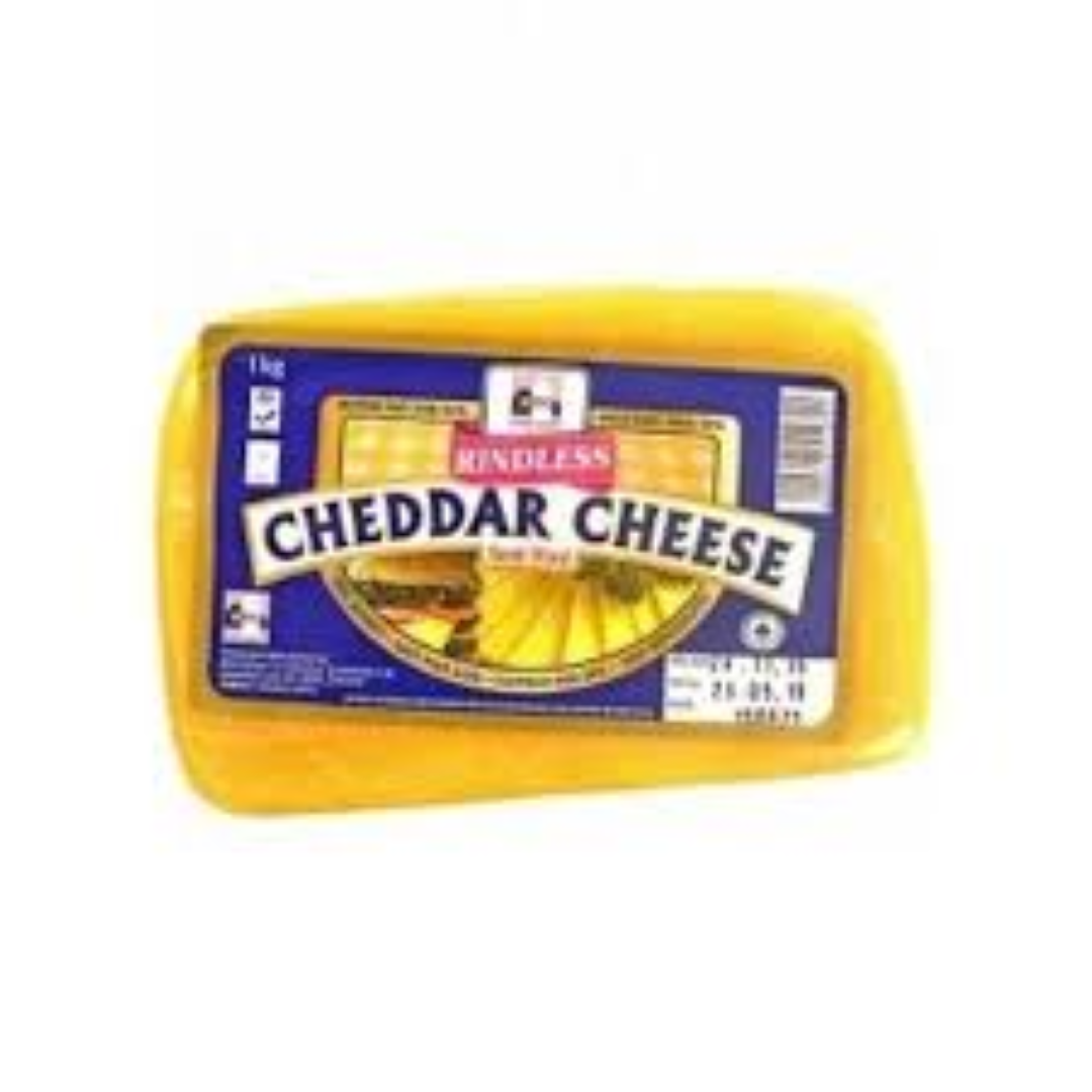 KCC RINDLESS CHEDDAR CHEESE 250G
